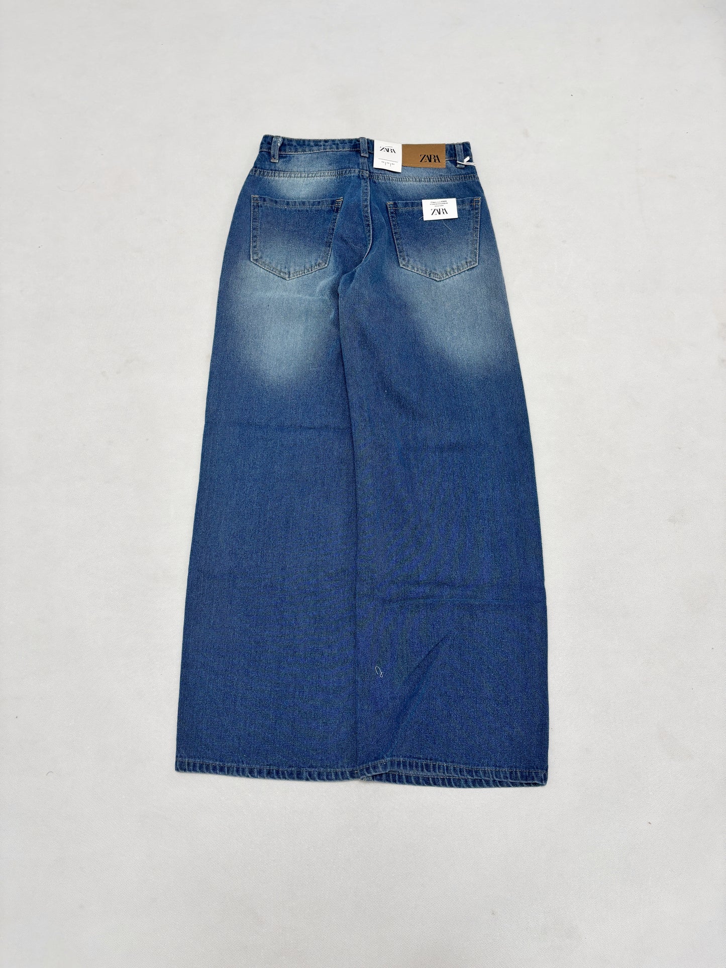 WASHED INDIGO WIDE