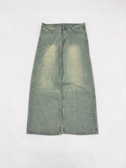 SAGE GREEN DENIM