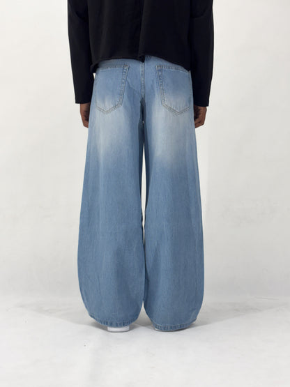 LIGHT WASHED BLUE WIDE