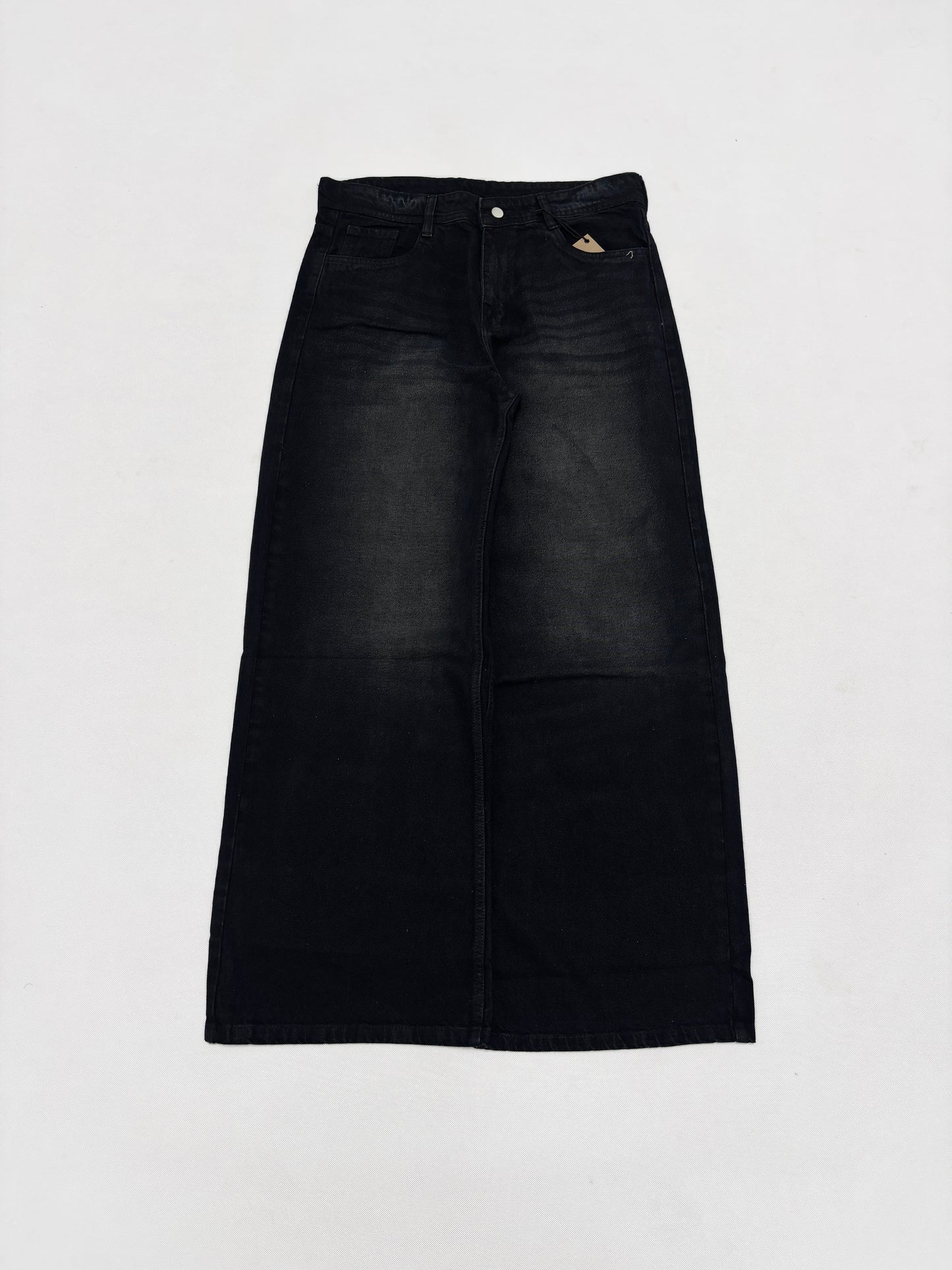FAIDED WASH BLACK WIDE
