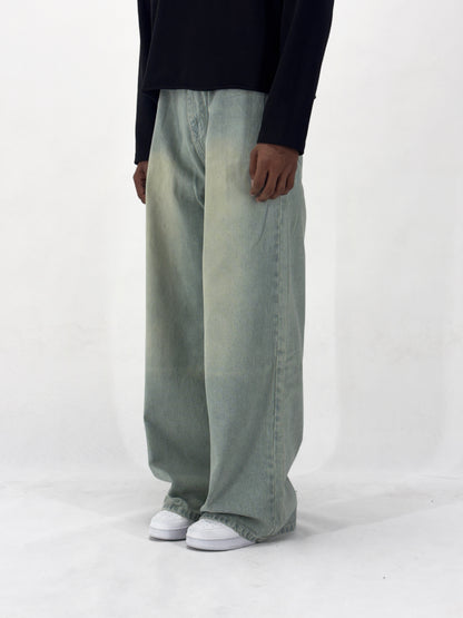 SAGE GREEN DENIM