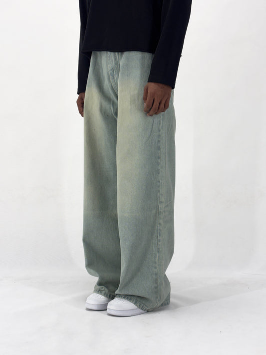 SAGE GREEN DENIM