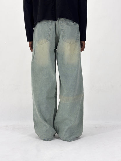 SAGE GREEN DENIM