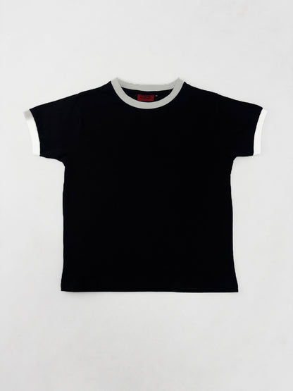 BLACK RINGER TEES