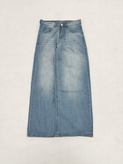 LIGHT WASHED BLUE WIDE