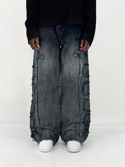 FAIDED CHARCOAL WIDE