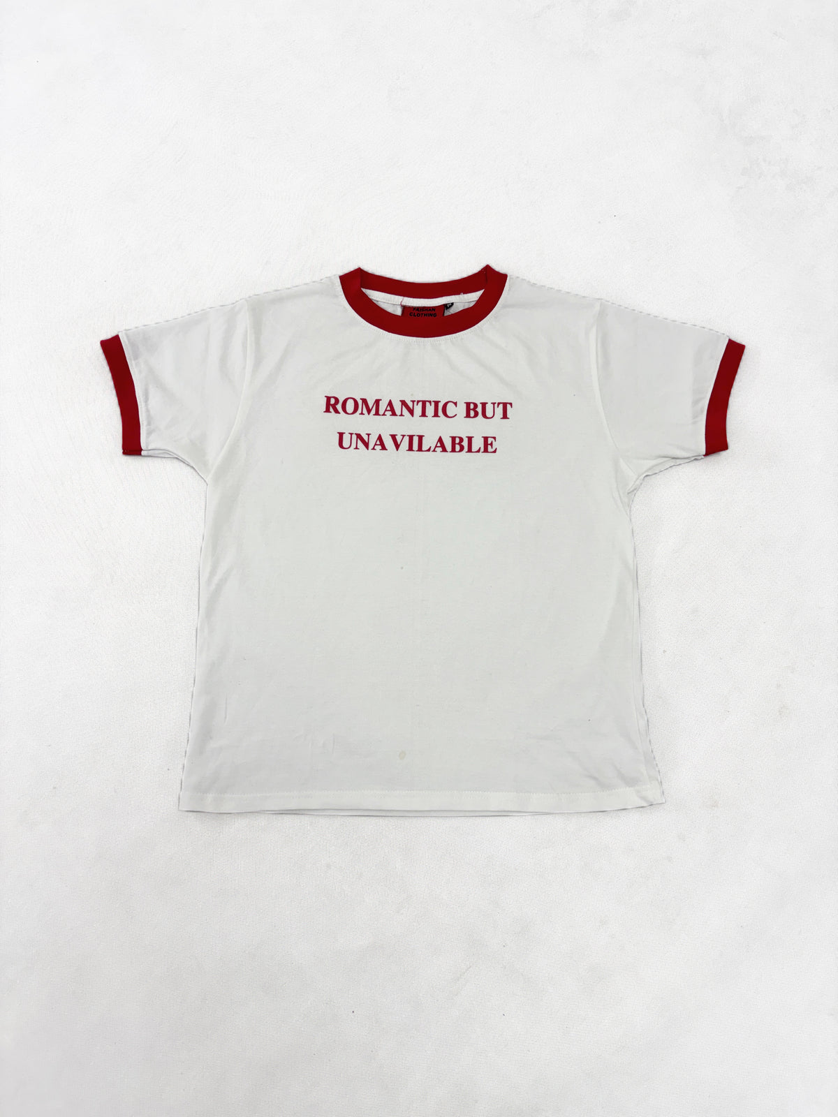 WHITE RINGER TEES