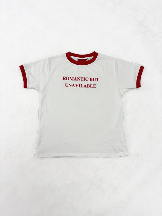 WHITE RINGER TEES