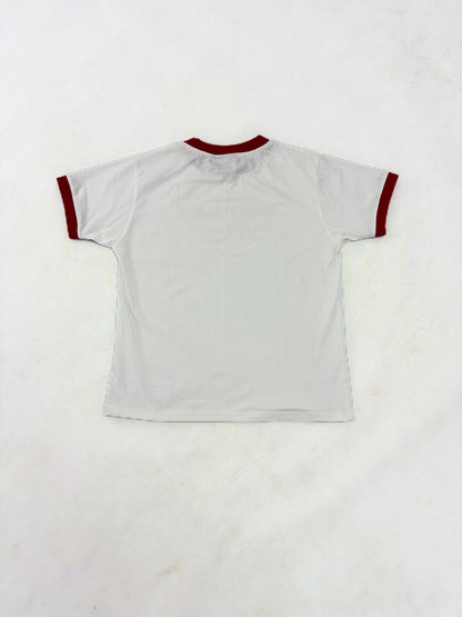WHITE RINGER TEES